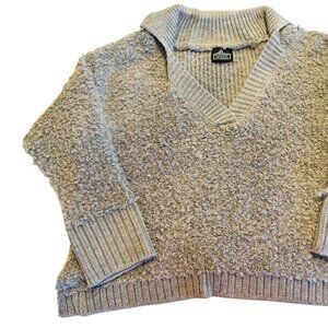 Angie Gray textured sweater Size L